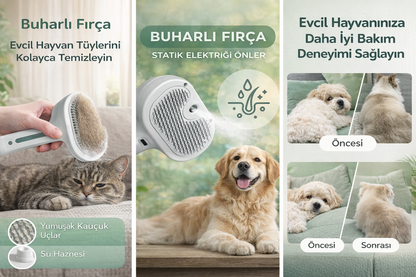 3’ü Bir Arada Buharlı Tüy Temizleyici