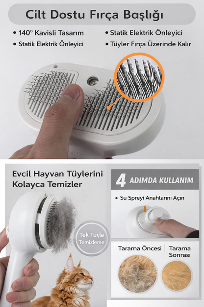 3’ü Bir Arada Buharlı Tüy Temizleyici