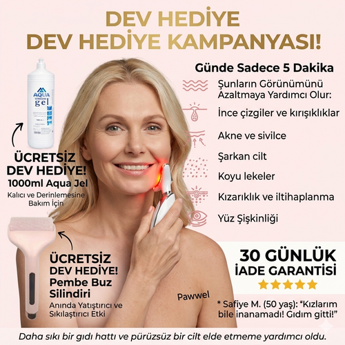 7'si 1 arada LED Yüz Şekillendirici