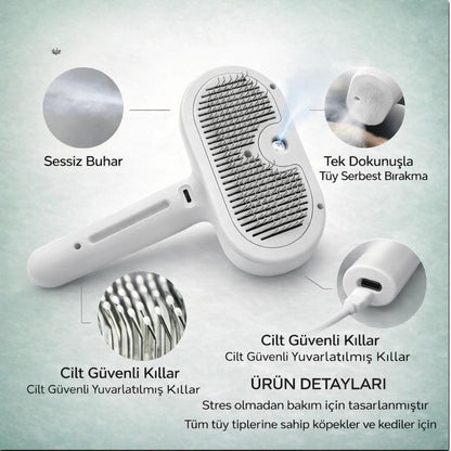 3’ü Bir Arada Buharlı Tüy Temizleyici